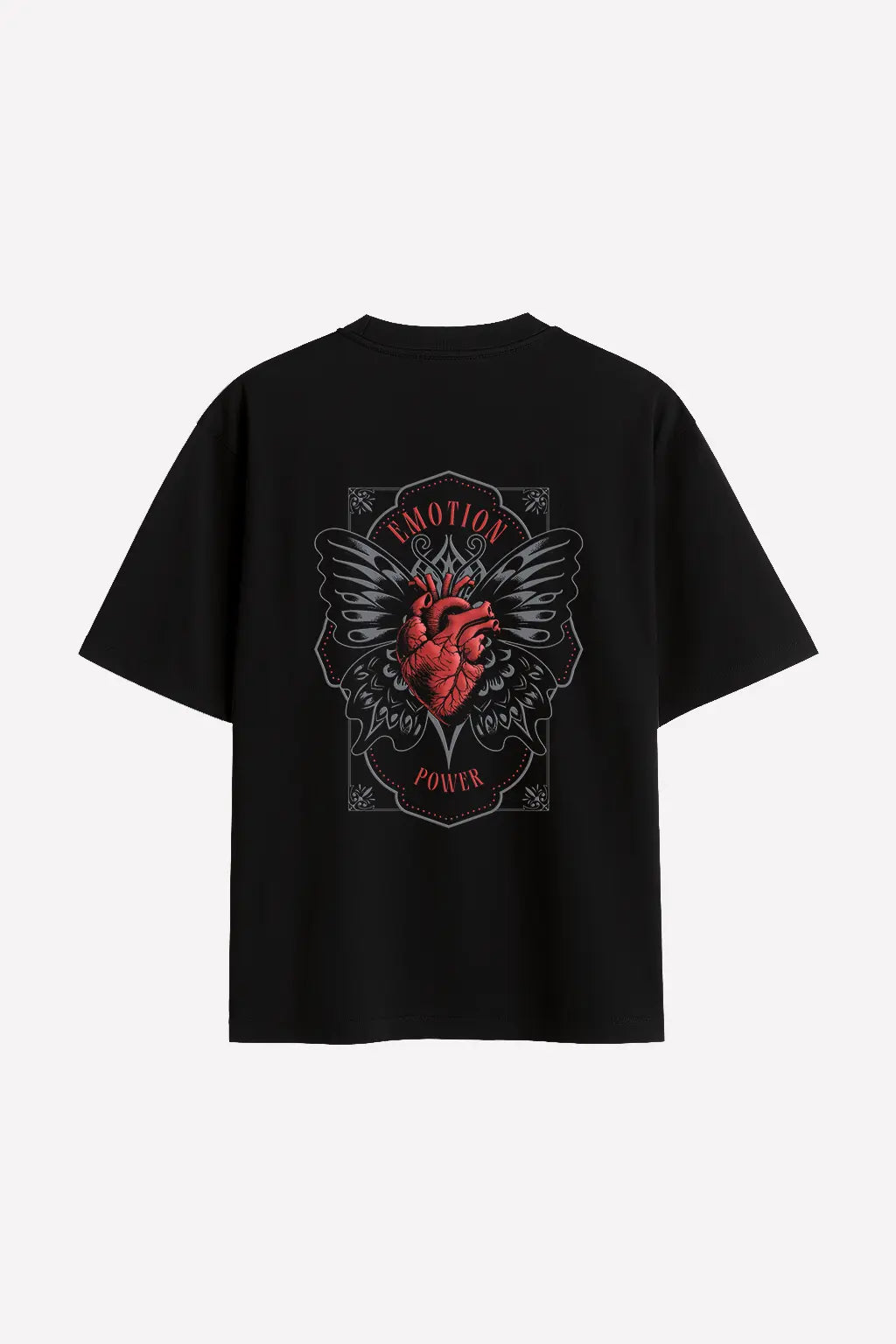 EMOTION TURNED POWER HEART T-SHIRT