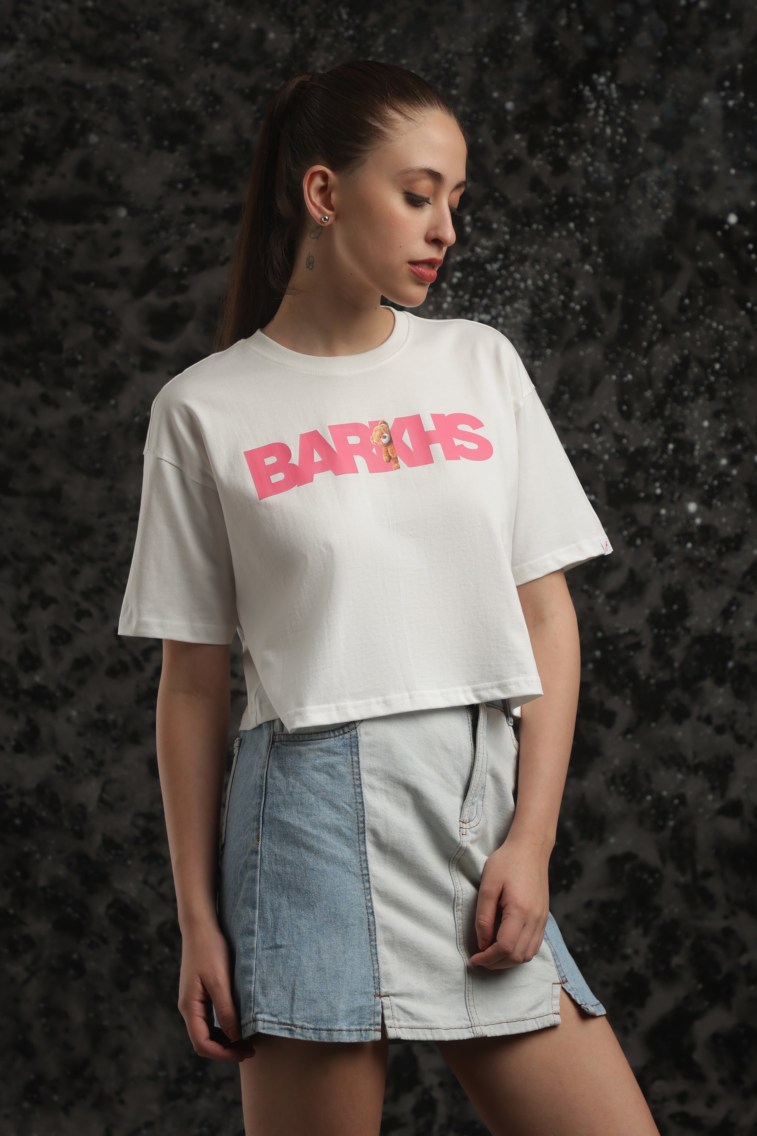 Teddy Crop – Barkhs Pink Edition