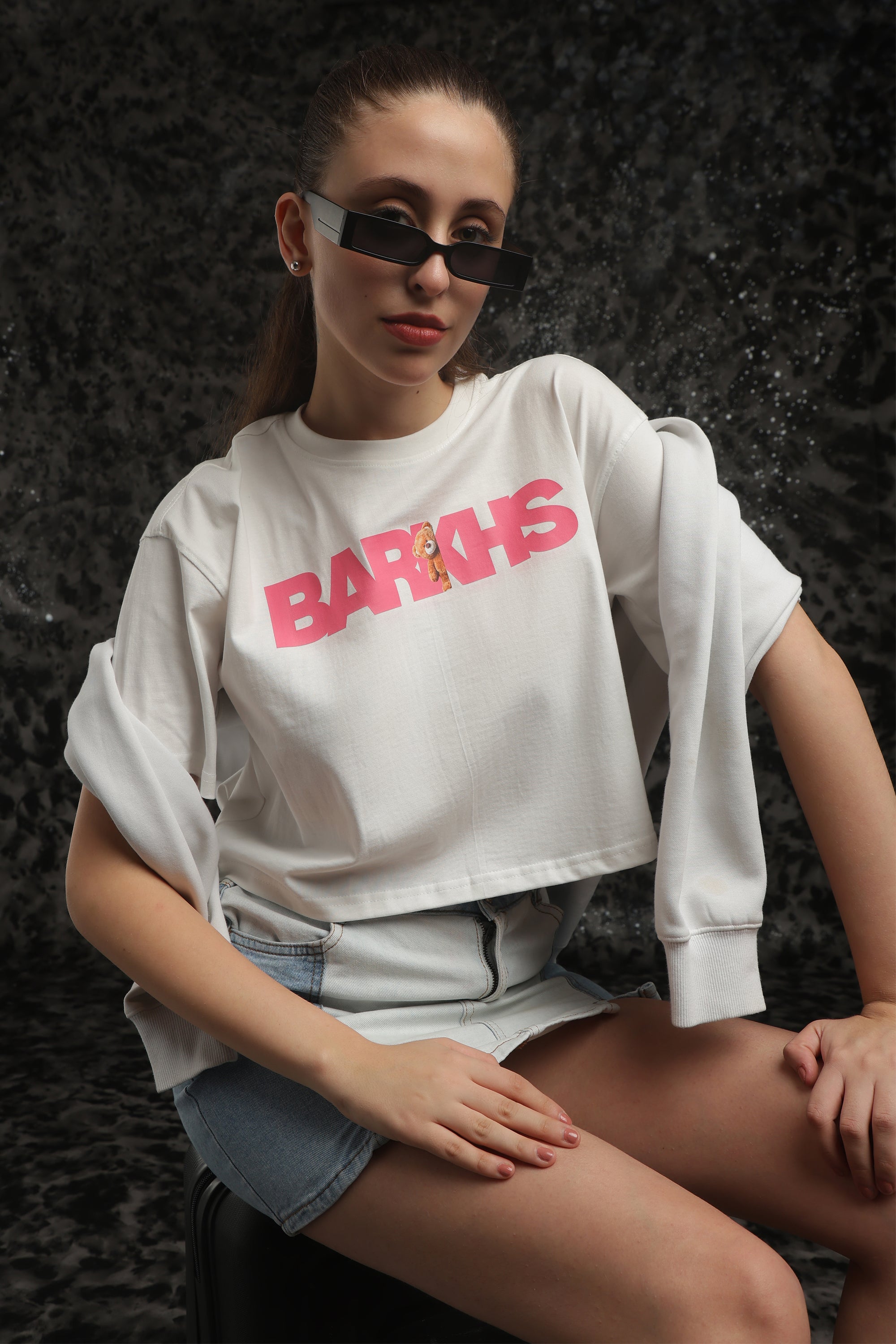 Teddy Crop – Barkhs Pink Edition