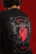 EMOTION TURNED POWER HEART T-SHIRT